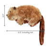 KONG Plush Beaver Small Dog Toy