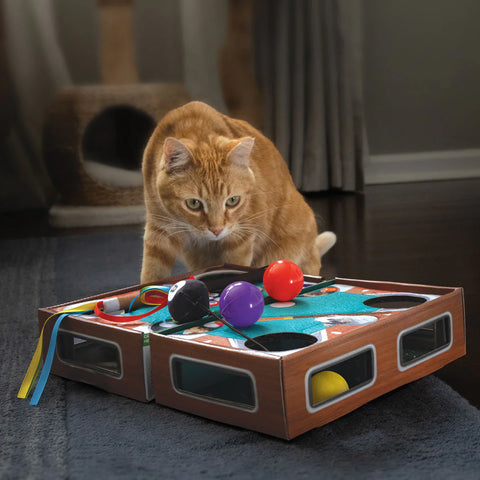 Kong Playground Pool Table Puzzle Cat Toy