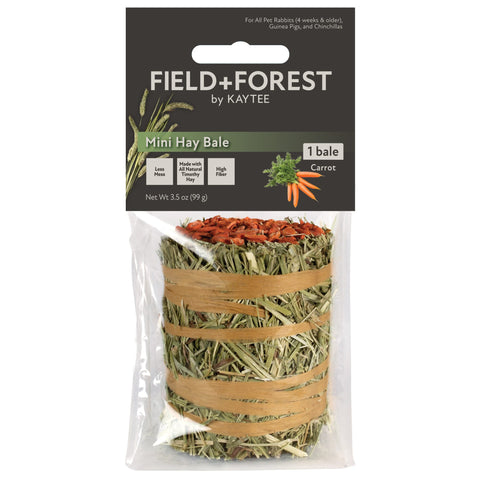 Kaytee Field & Forest Mini Hay Bale Carrot
