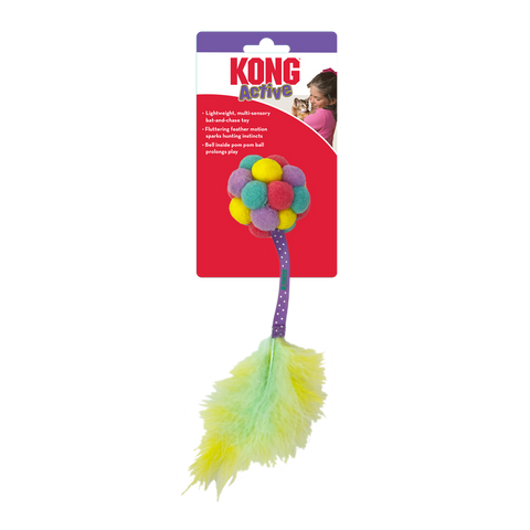 KONG Cat Active Bubble Ball Cat Toy- Assorted Color