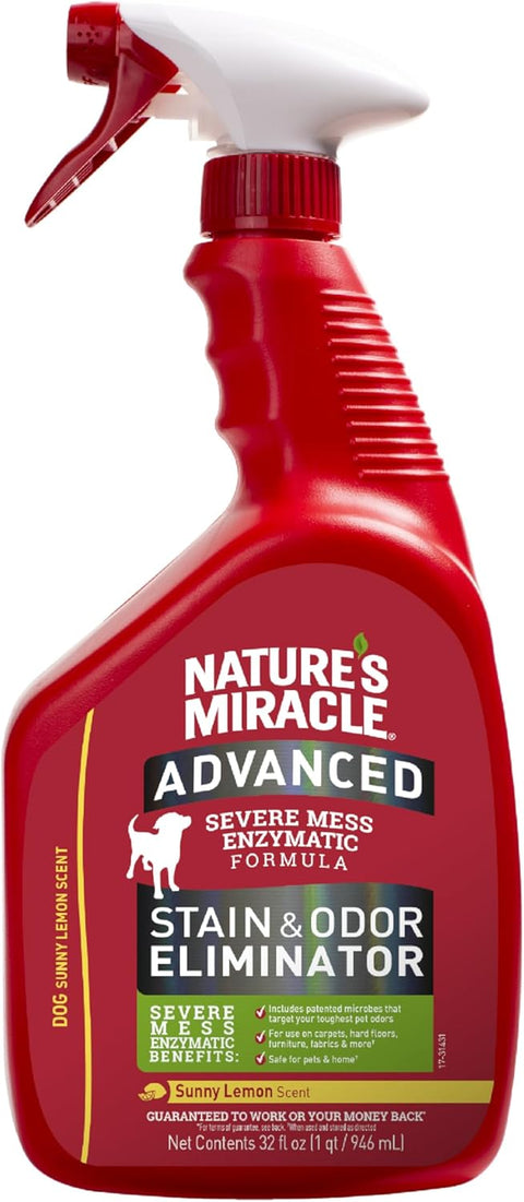 Nature's Miracle Enzymatic Formula Advanced Dog Stain & Odor Eliminator