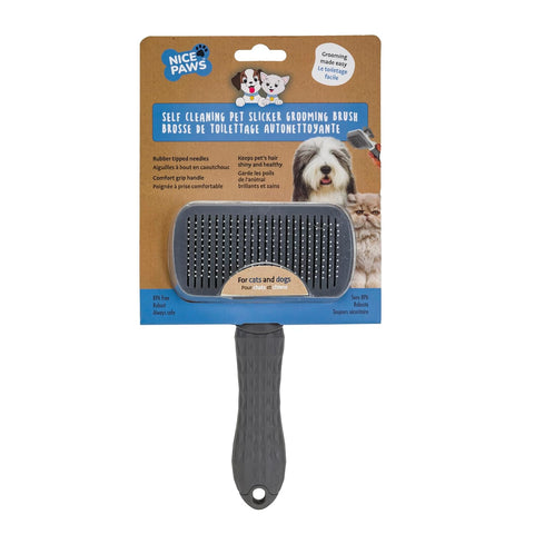 Nice Paws Cat & Dog Slicker Grooming Brush