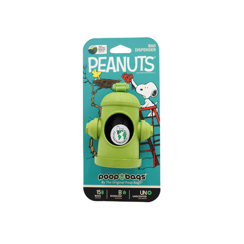 Peanuts Edition USDA BioBased Poop Bag & Dispenser