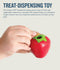 Planet Dog Orbee-Tuff Foodies 3" Strawberry Treat Dispensing Dog Toy