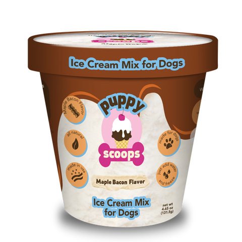 Puppy Scoops Maple Bacon Dog Ice Cream Mix