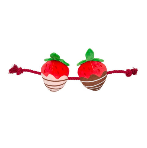 Strawberries Rope Dog Toy