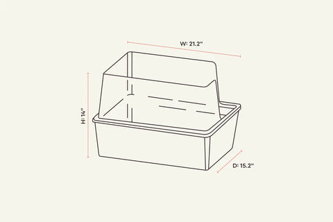 Tuft + Paw Cubby Litter Box