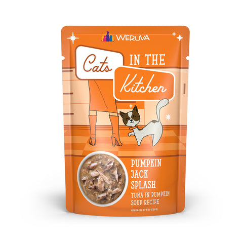 Weruva Cats in the Kitchen Pumpkin Lickin' Chicken or Jack Splash Cat Food