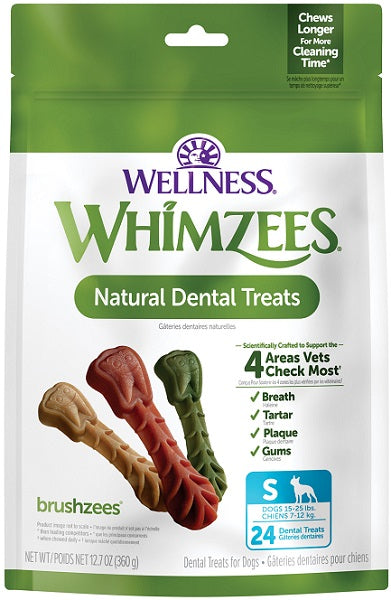Whimzees Brushzees Dental Dog Treats