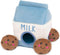 ZippyPaws Milk and Cookies Burrow Dog Toy- 4 Pack