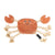 ZippyPaws ecoZippy Suede and Rope Crab Dog Toy