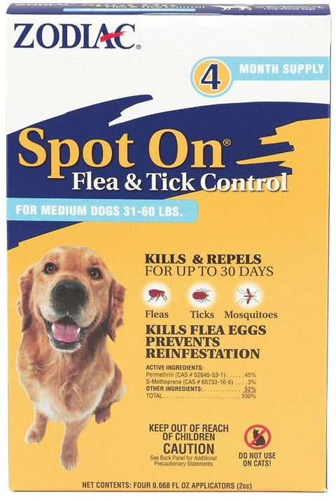 Zodiac Dog Spot On Flea & Tick Control