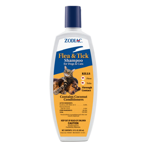 Zodiac Flea & Tick Shampoo for Dogs & Cats