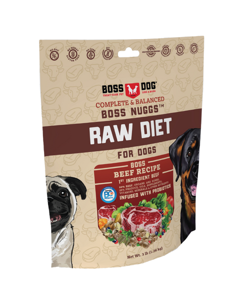 Boss Dog Beef Raw Diet Dog Food