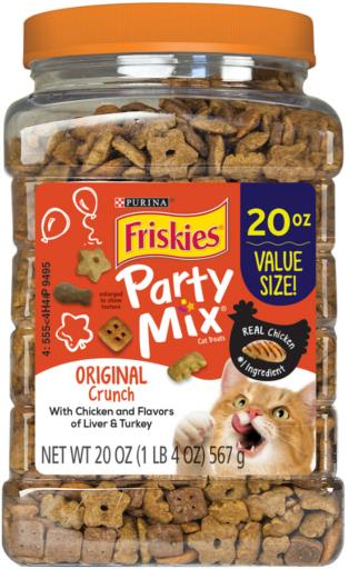 20 or 40 Oz Friskies Party Mix Cat Treats