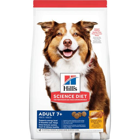 Hill's Science Diet Senior 7+ Chicken Meal, Barley & Brown Rice Dry Dog Food