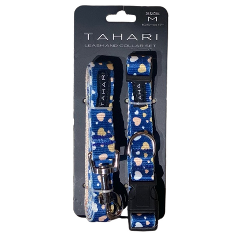 Tahari Dog Collar & Leash Set