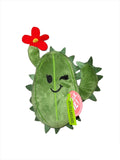 Smiling Cactus Dog Toy