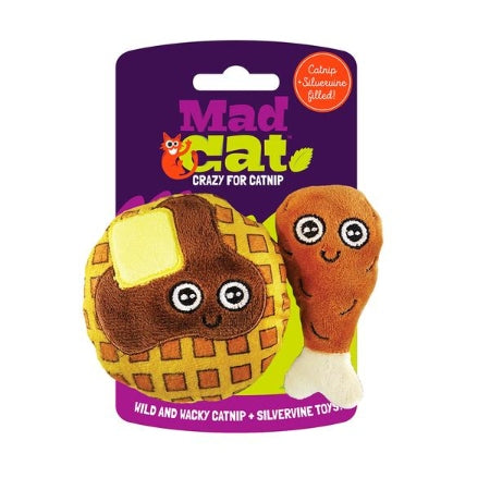 Mad Cat Chicken & Waffles with Catnip