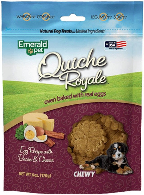 Quiche Royale Ham or Bacon & Cheese Dog Treat