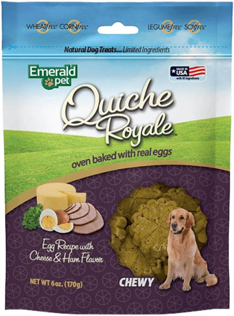 Quiche Royale Ham or Bacon & Cheese Dog Treat