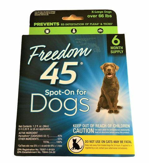 Freedom 45 Spot-On Flea Medication