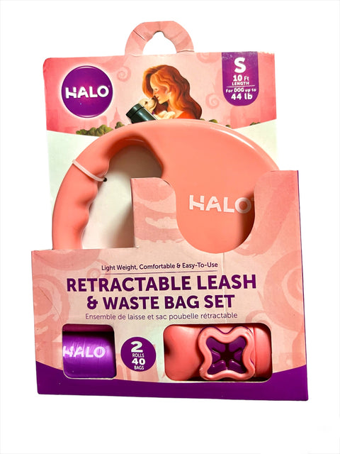 Halo Leash & Waste Bag Set