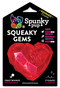 Squeaky Heart Gem Ball Toy