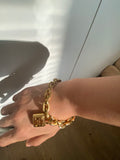 Michael Kors Gold Lock Bracelet