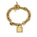 Michael Kors Gold Lock Bracelet