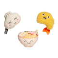 Asian Food 3 Pack Dog Toy