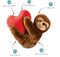 Heart Sloth Toy