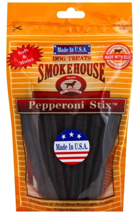 Smokehouse 8" Pepperoni Stix Dog Treats
