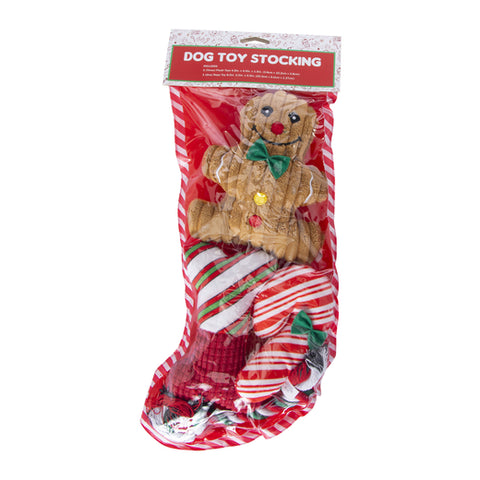 Christmas Stuffer Dog Toy Set